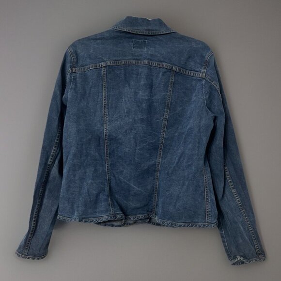 Faconnable Vtg Denim Jacket Womens, Size XL, Blue Jean Classic France Ladies - Picture 2 of 3